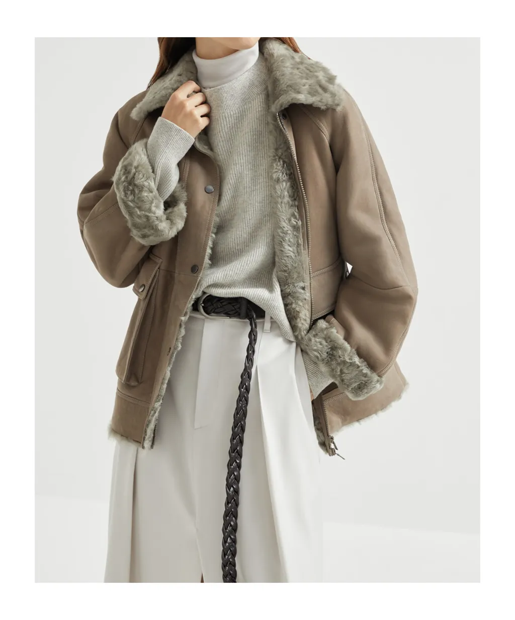 Fuzzy Outerwear Jacket