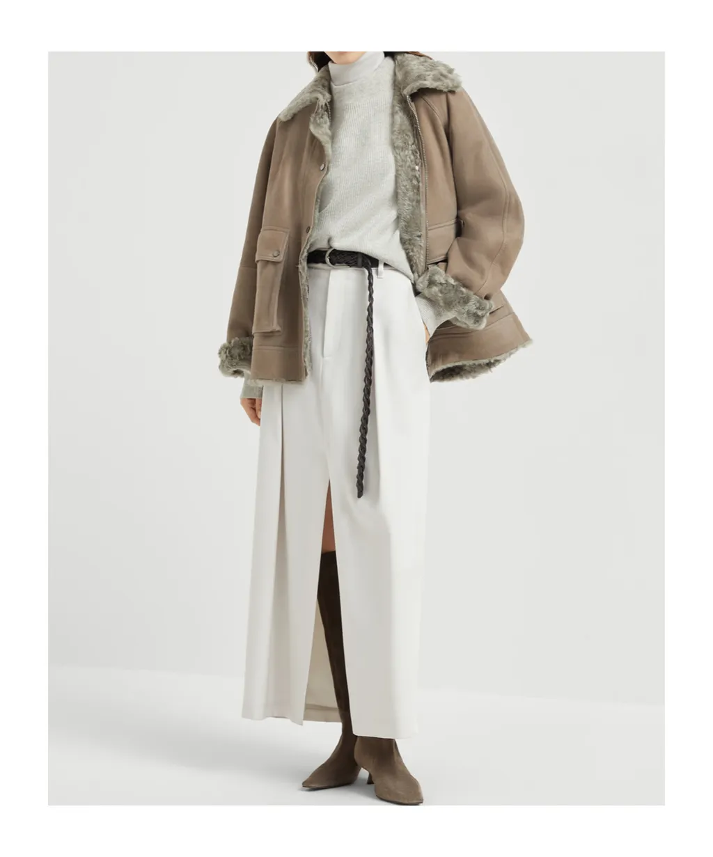 Fuzzy Outerwear Jacket