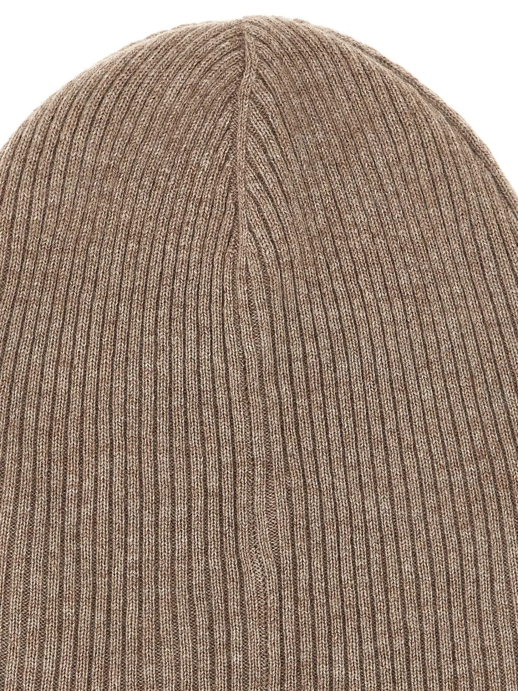 Contrast-Trimmed Knitted Beanie