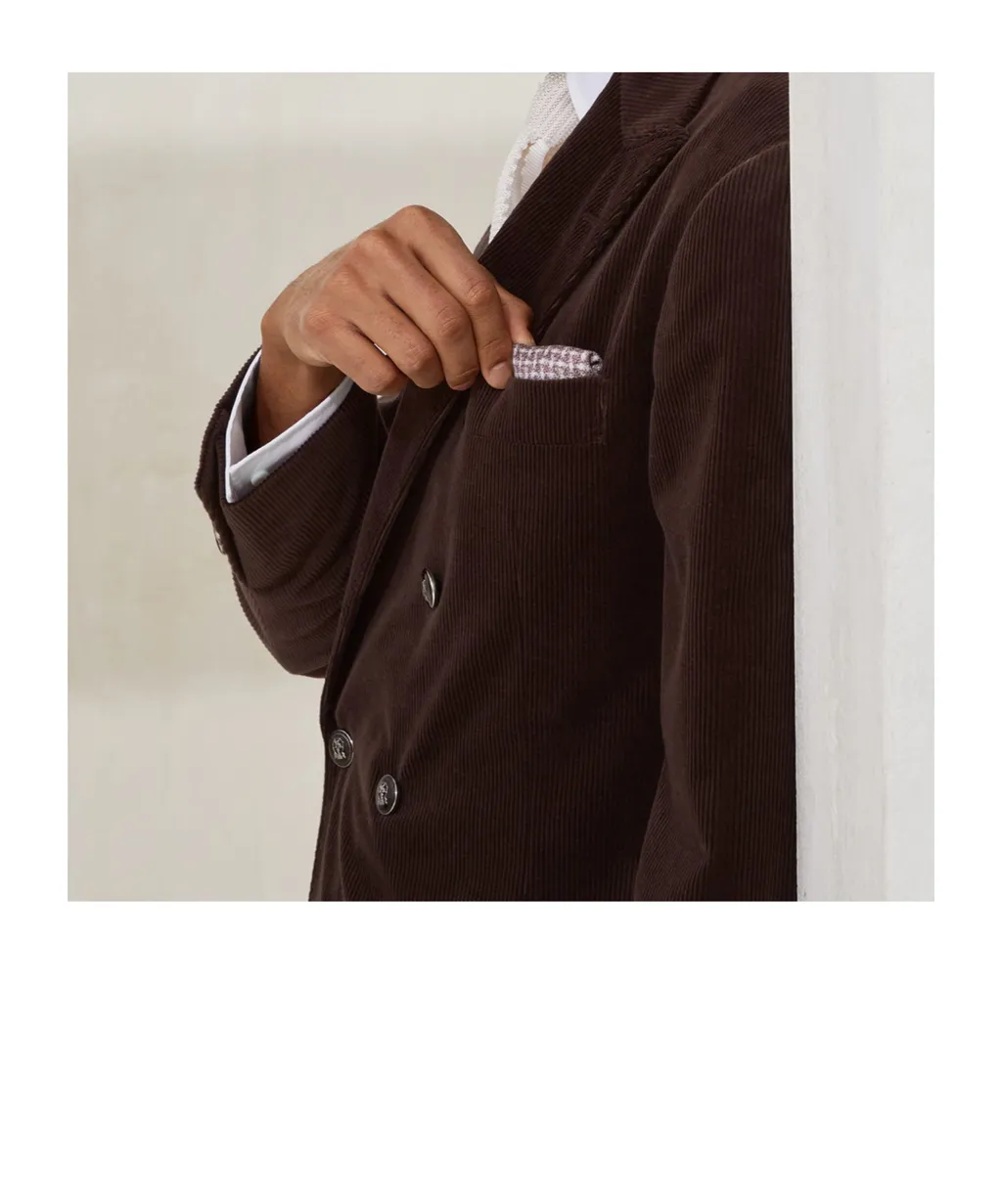 Woven Pattern Silk Pocket Square