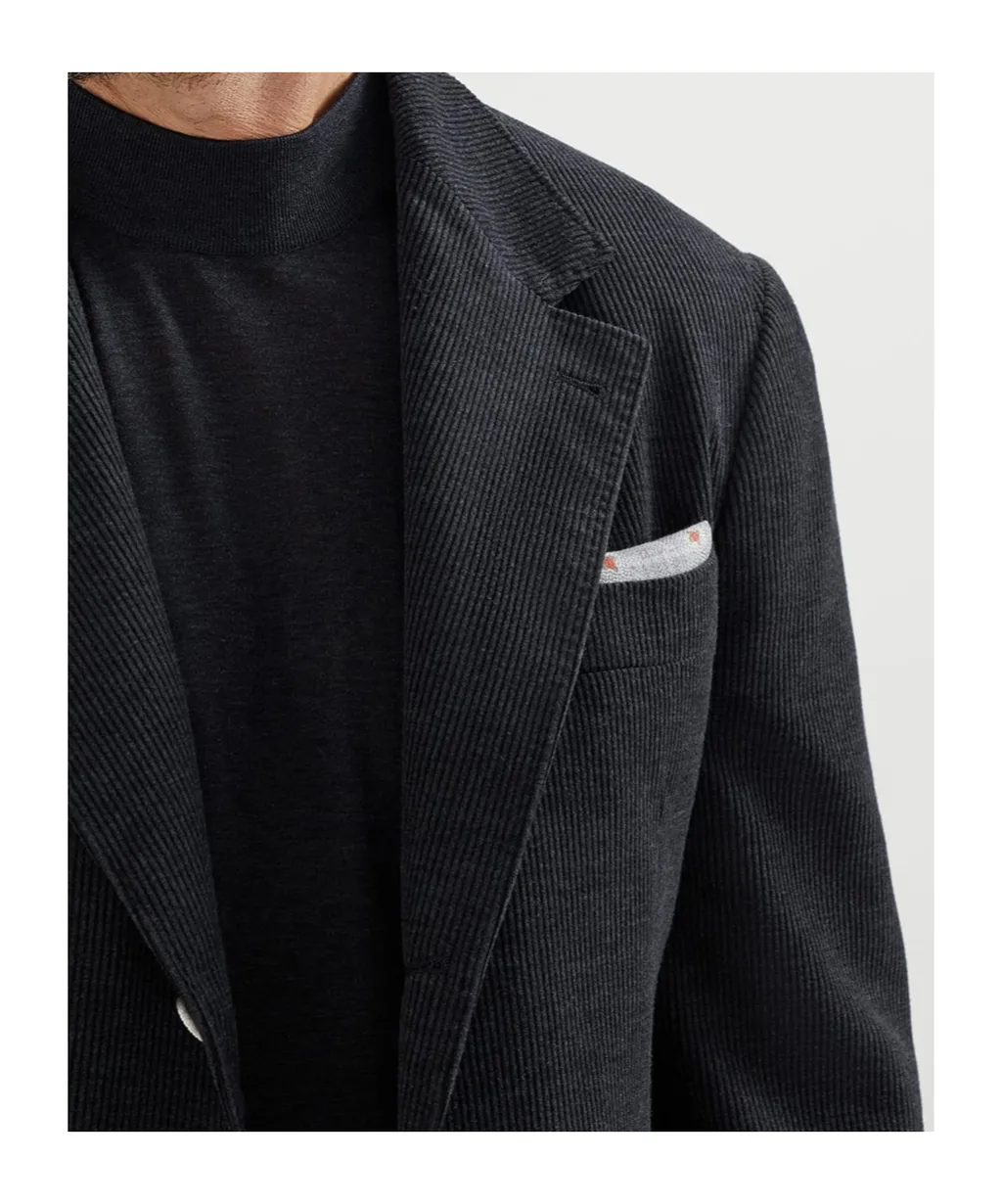 Silk Pocket Square With Star Design