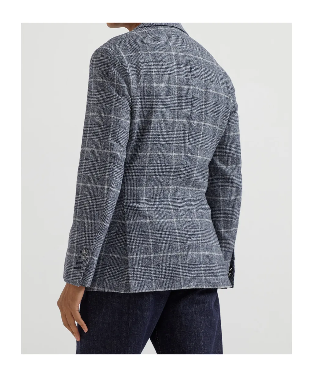 Overcheck Prince Of Wales Deconstructed Cavallo Blazer
