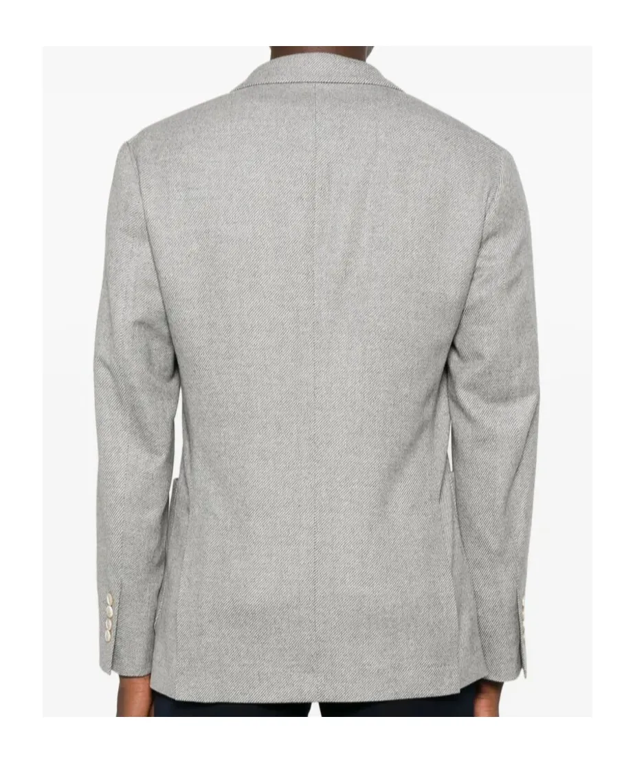 Fine-Ribbed Blazer