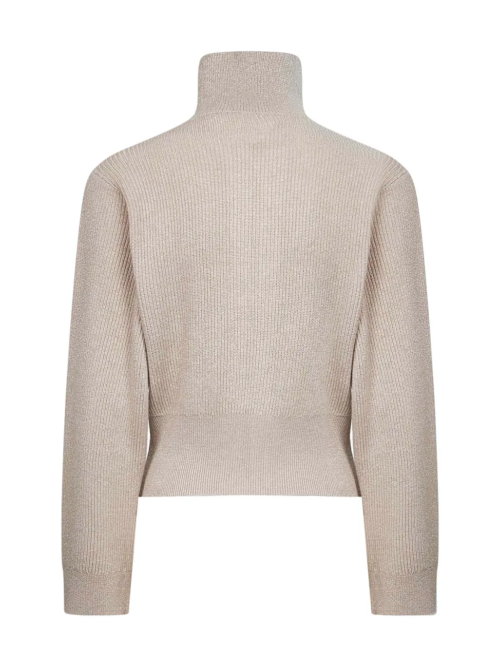 Zip-Up Knitted Cardigan