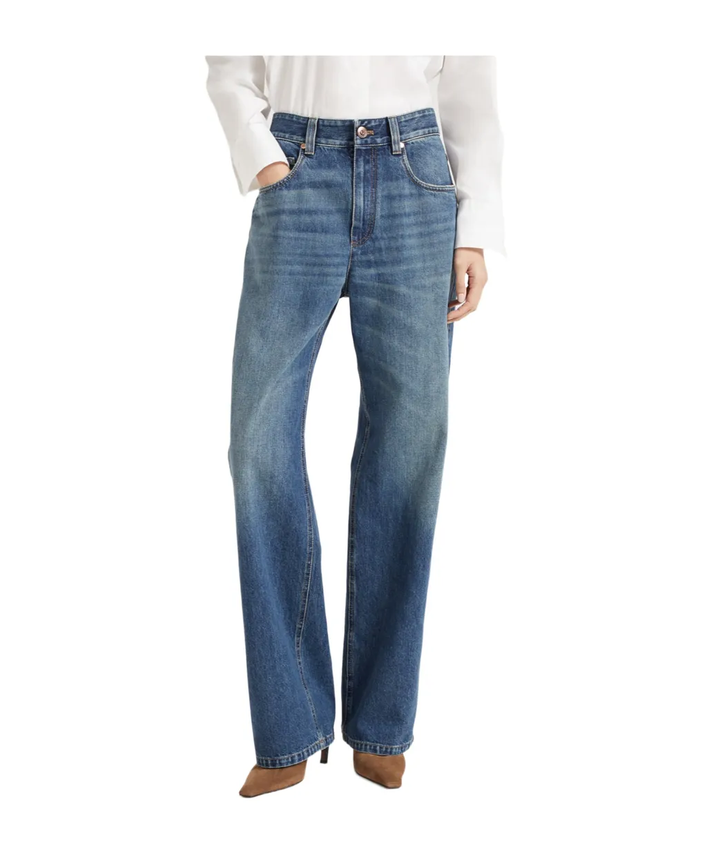 Logo Patch Boyfriend Jeans