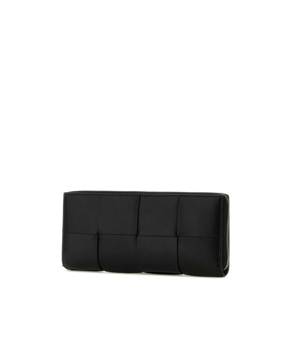 Intrecciato Zip Around Wallet