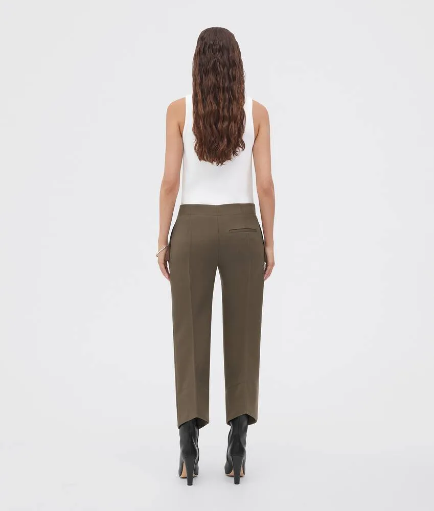 Fit Wool Casual Pants