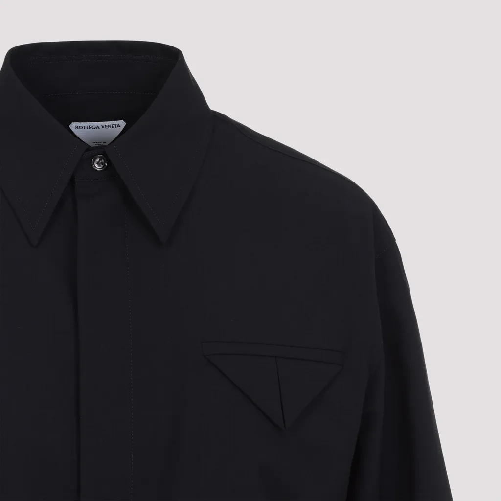 Long Sleeved Straight Hem Shirt