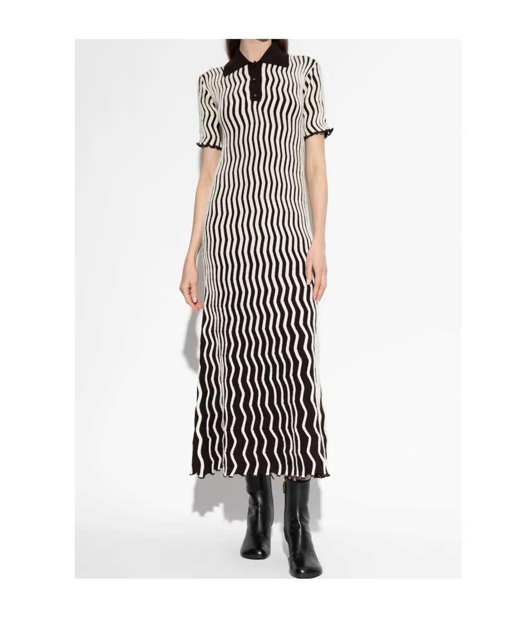 Two-Toned Midi Dress