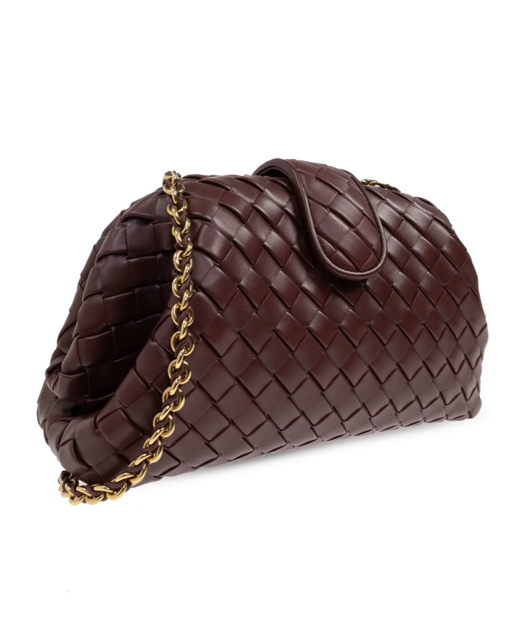 Woven Detailed Clutch Bag