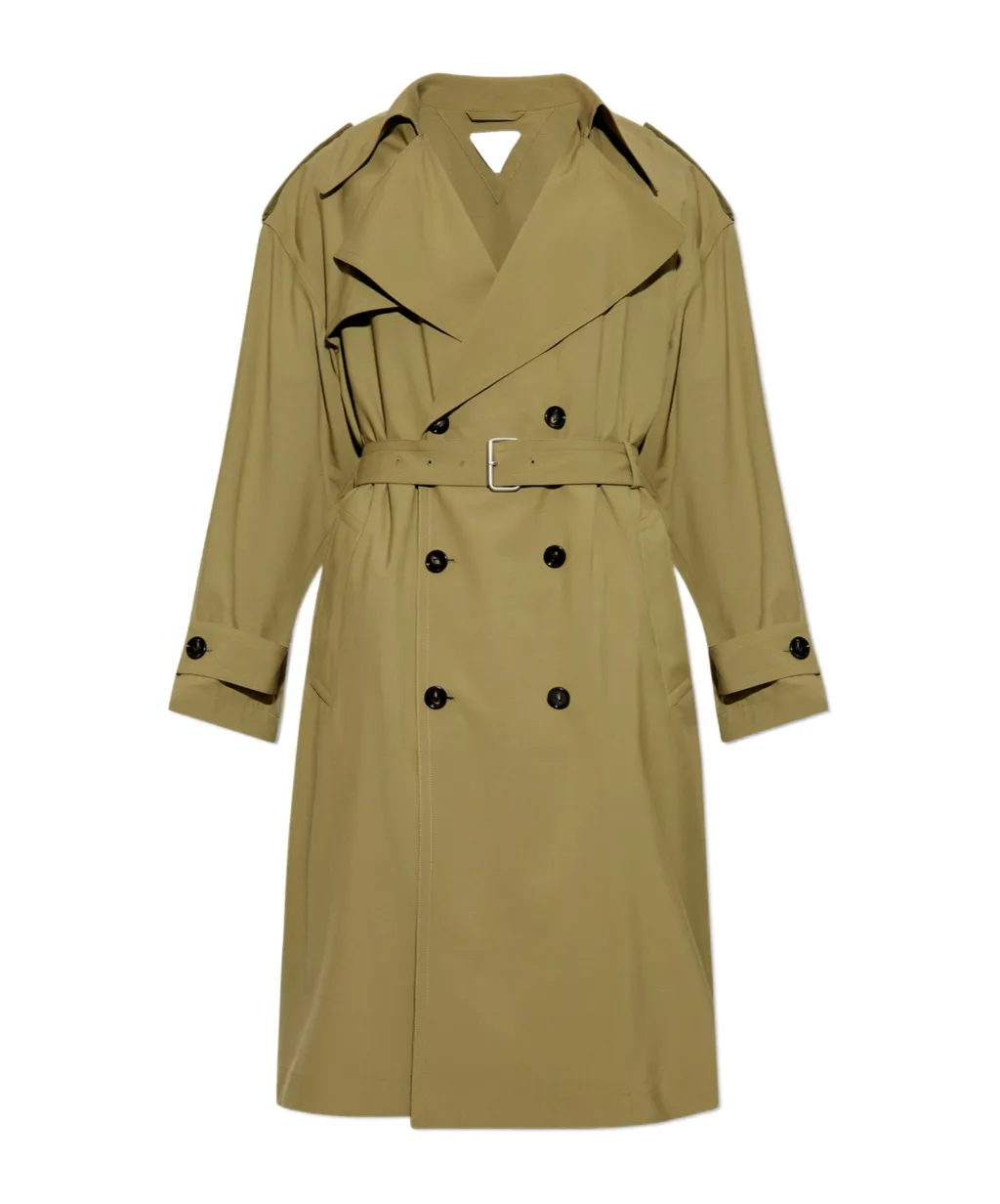 Belted Waist Trench Coat