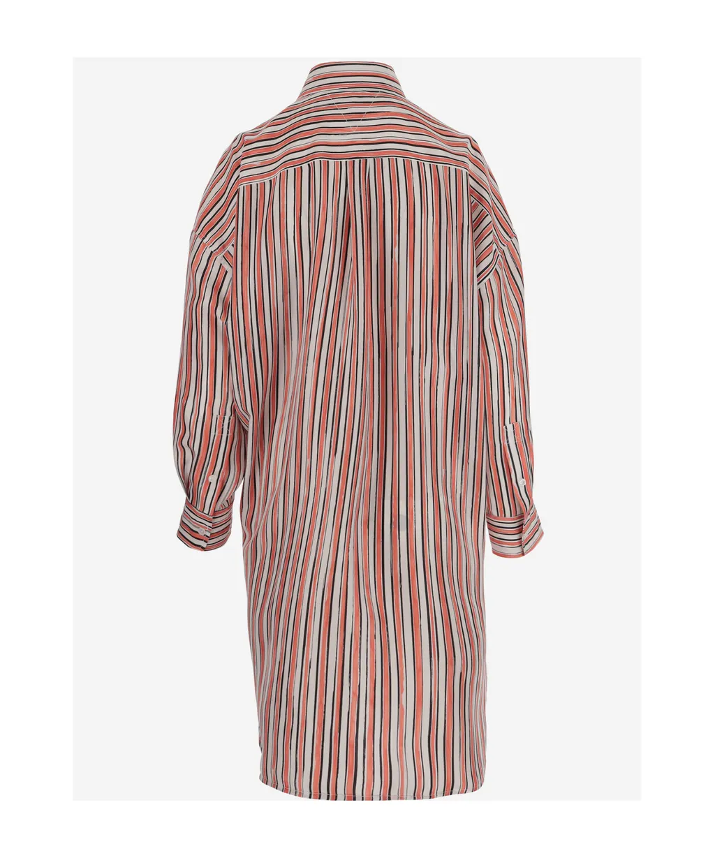 Striped Shirt Dress