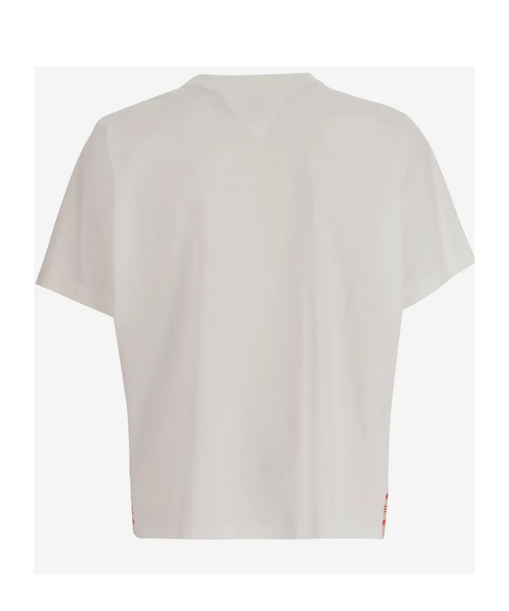 Check Detailed Short Sleeved T-Shirt