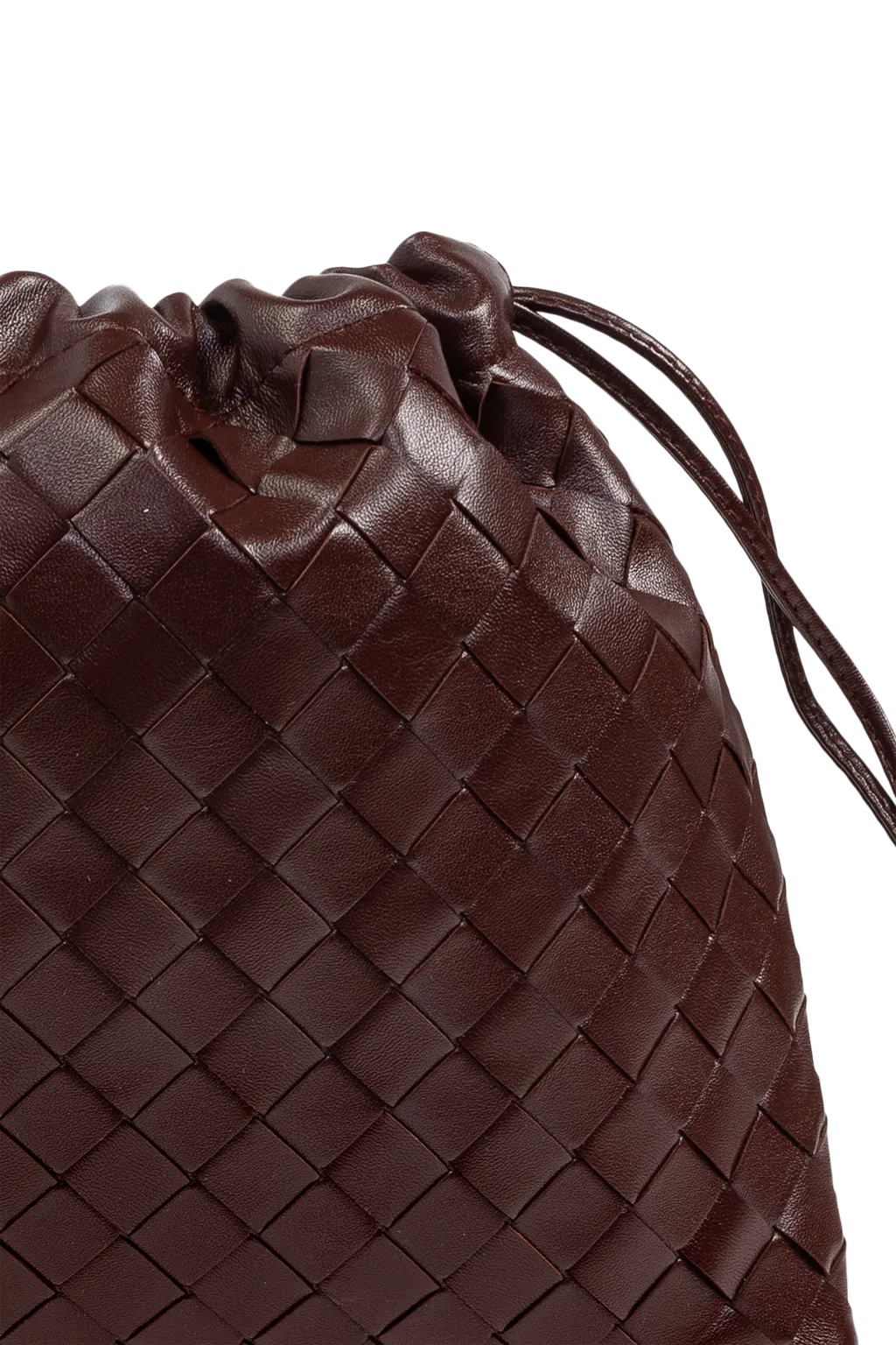 Intrecciato Drawstring Shoulder Bag