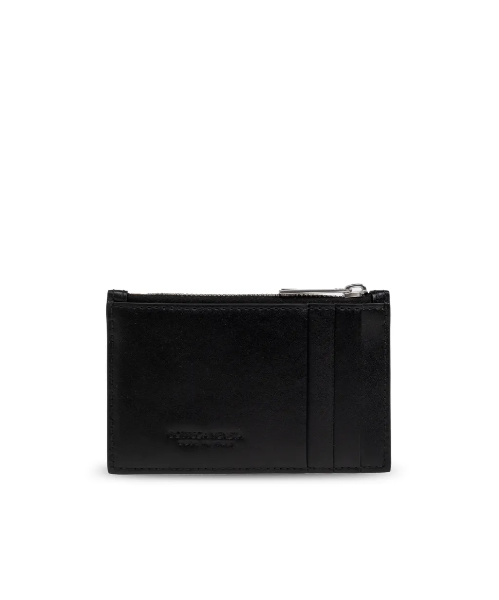Intrecciato Zipped Card Holder