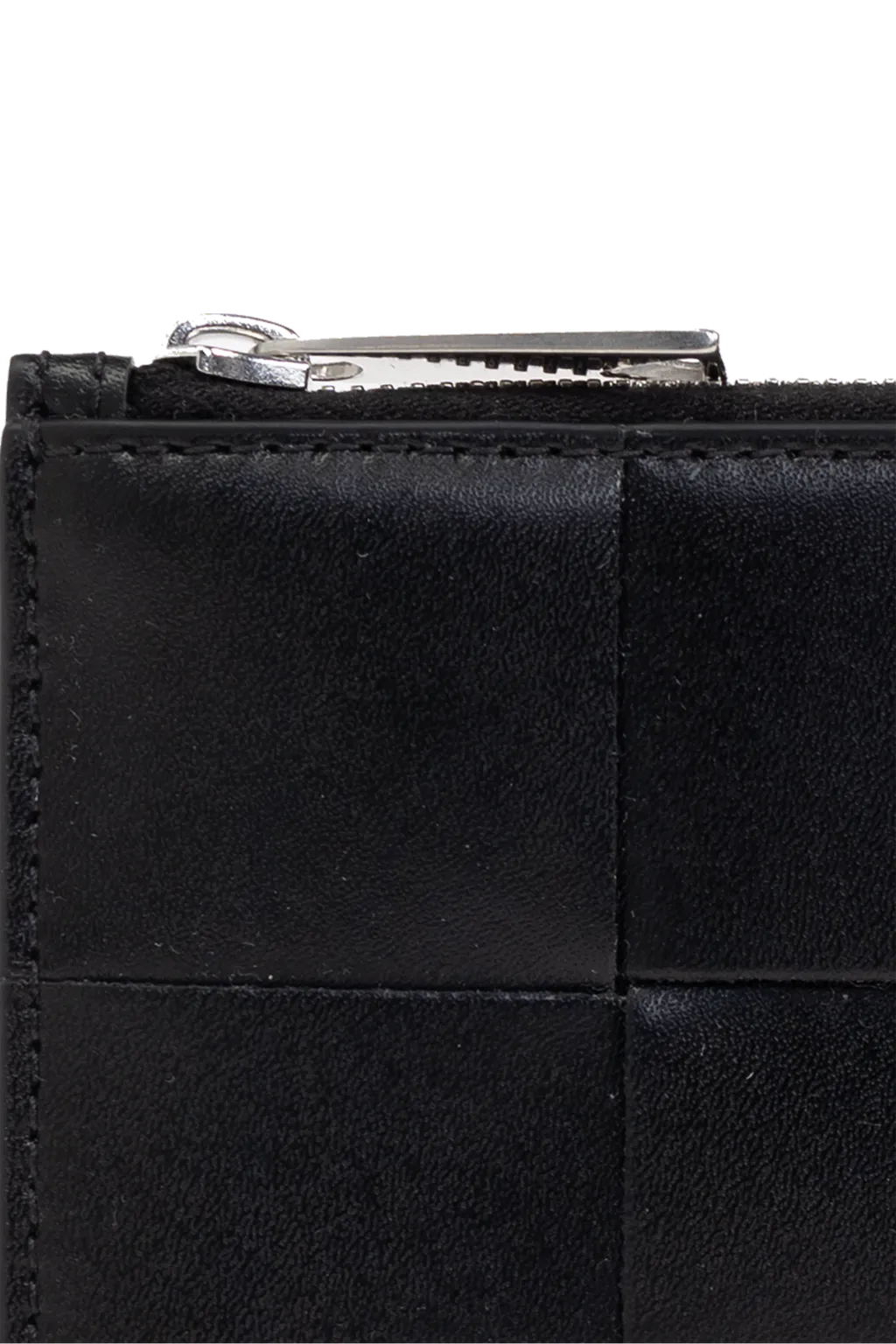 Intrecciato Zipped Card Holder