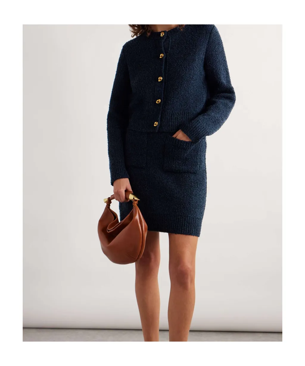 Ribbed Edge Mini Skirt