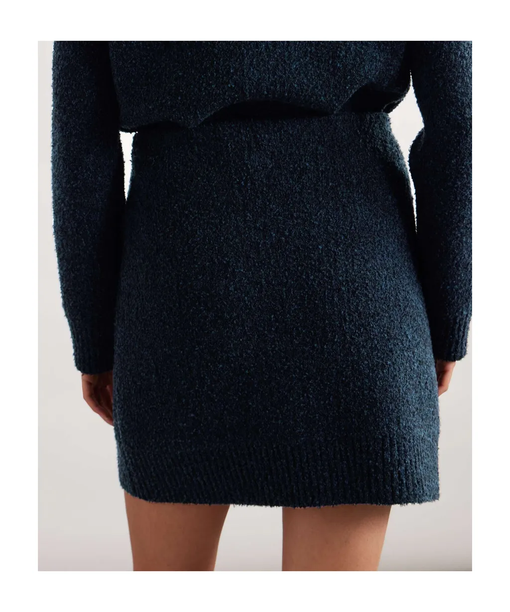 Ribbed Edge Mini Skirt