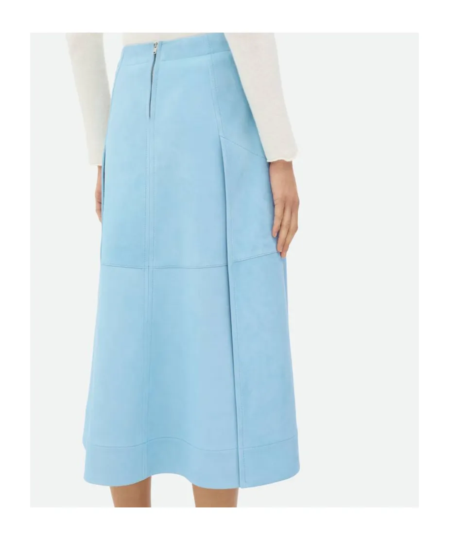Leather Midi Skirt