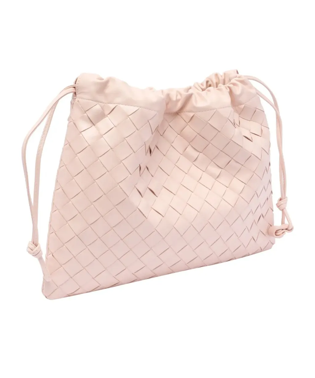 Intrecciato Drawstring Tote Bag