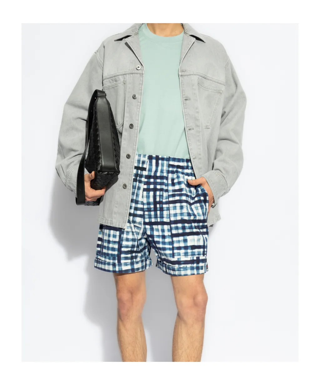 Plaid Pattern Shorts