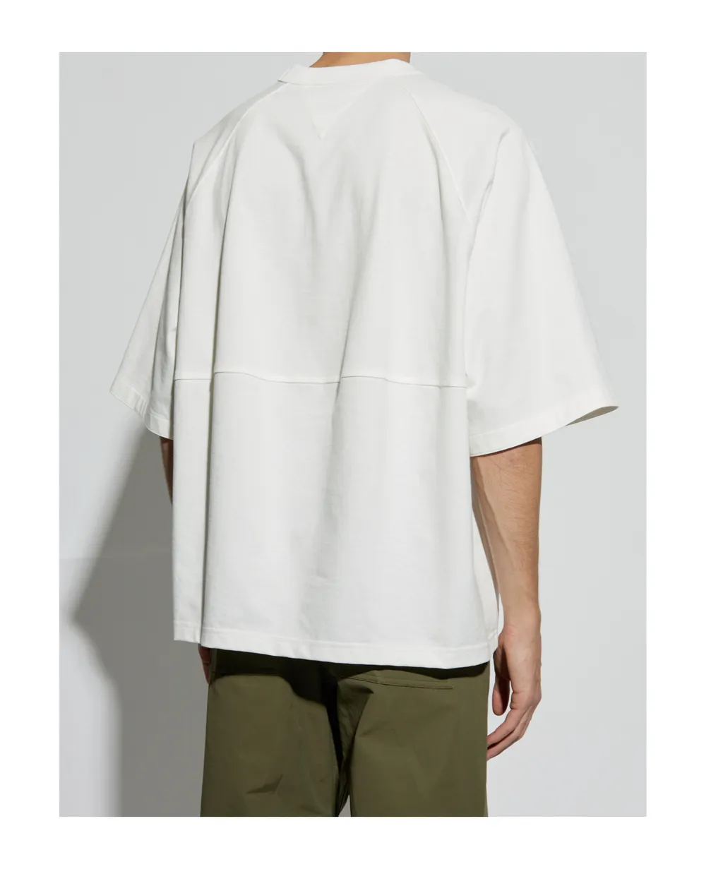 Motif Embroidered Crewneck T-Shirt