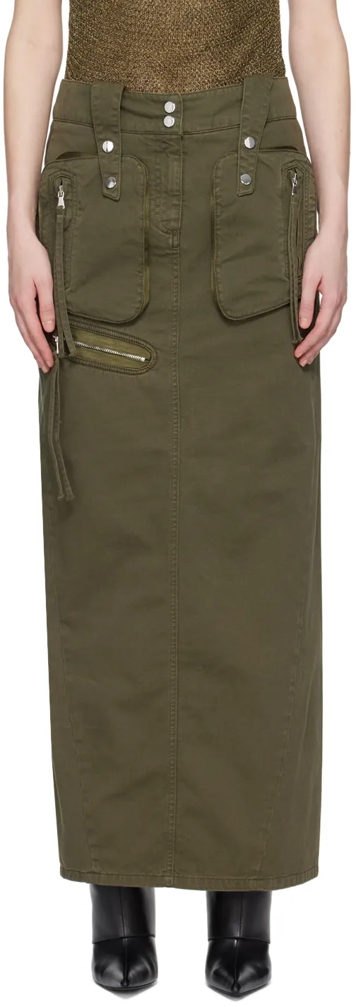 Back Slit Skirt