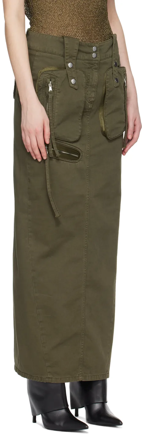 Back Slit Skirt
