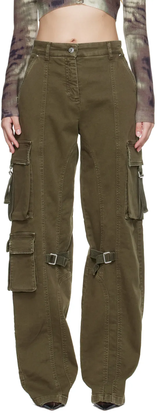 Straight Leg Cargo Trousers