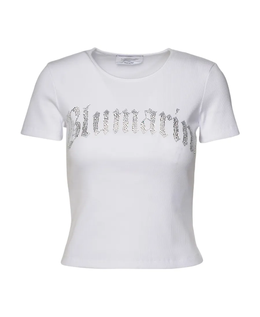 Rhinestone-Embellished T-Shirt