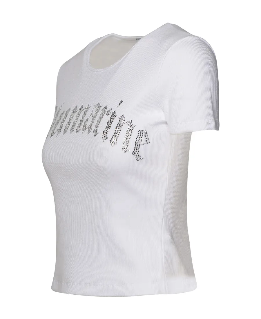 Rhinestone-Embellished T-Shirt