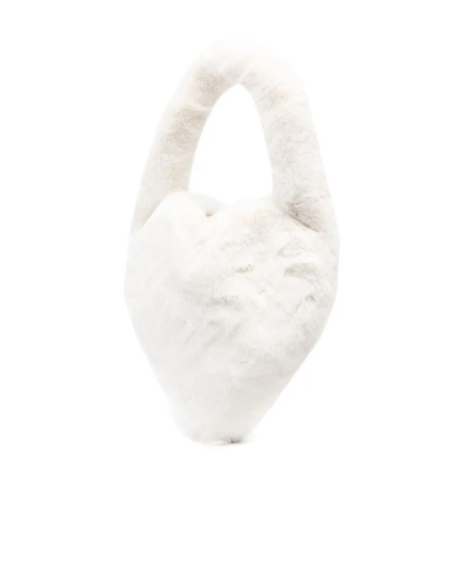 Logo Plaque Heart-Shape Shoulder Bag