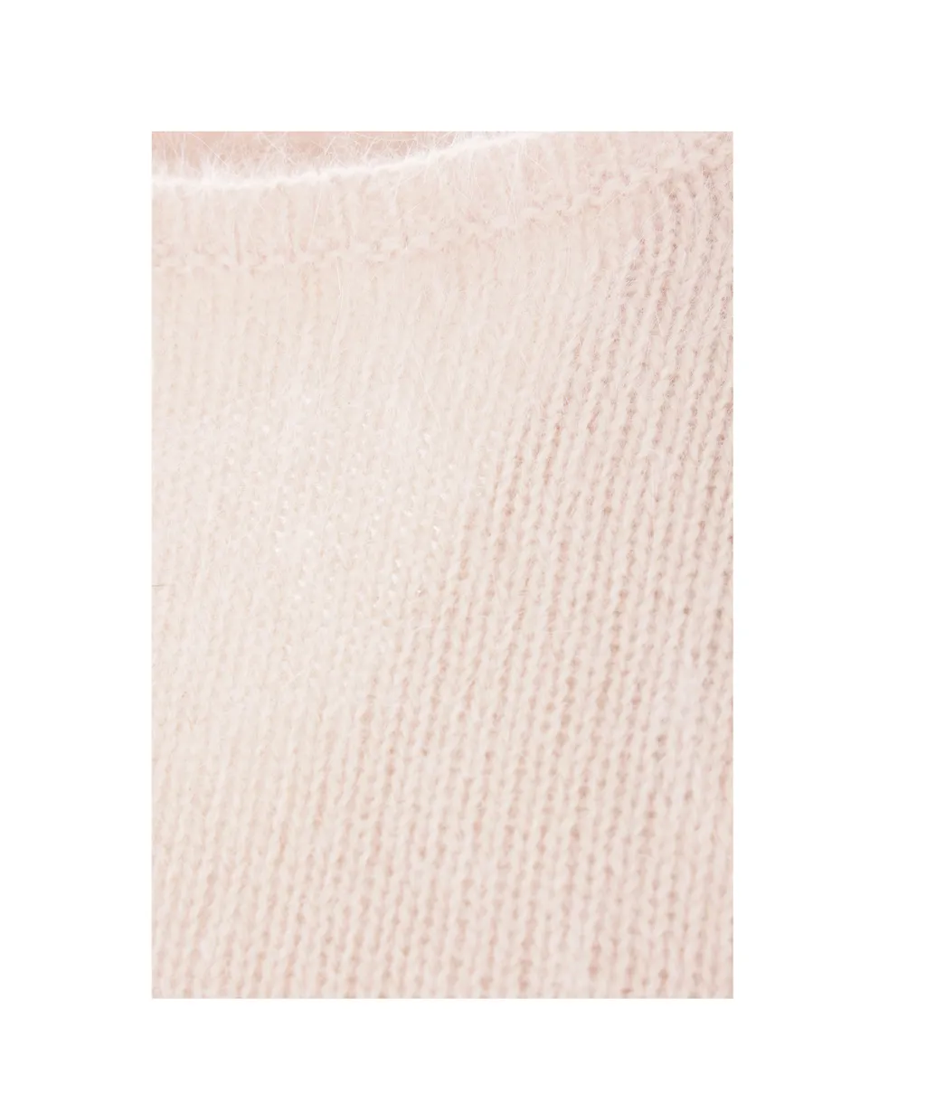 Heart-Detail Knitted Jumper