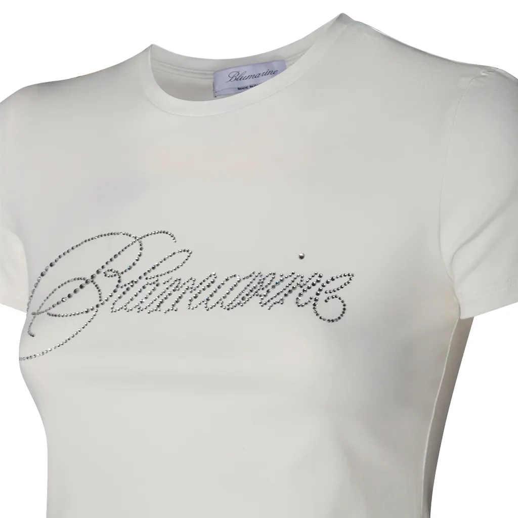 Rhinestone-Logo T-Shirt