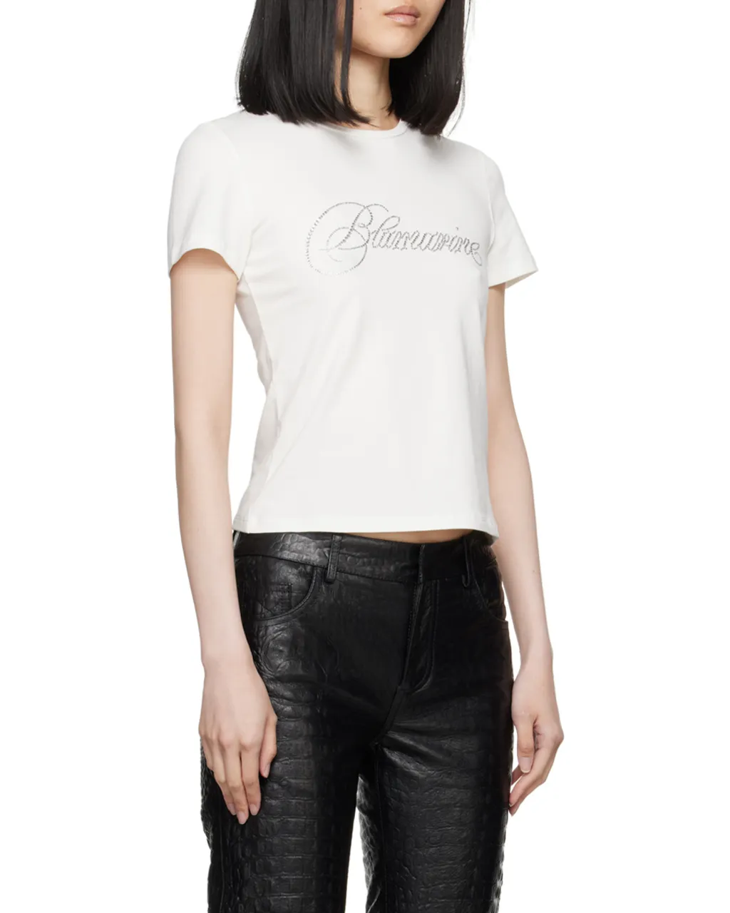 Rhinestone-Logo T-Shirt