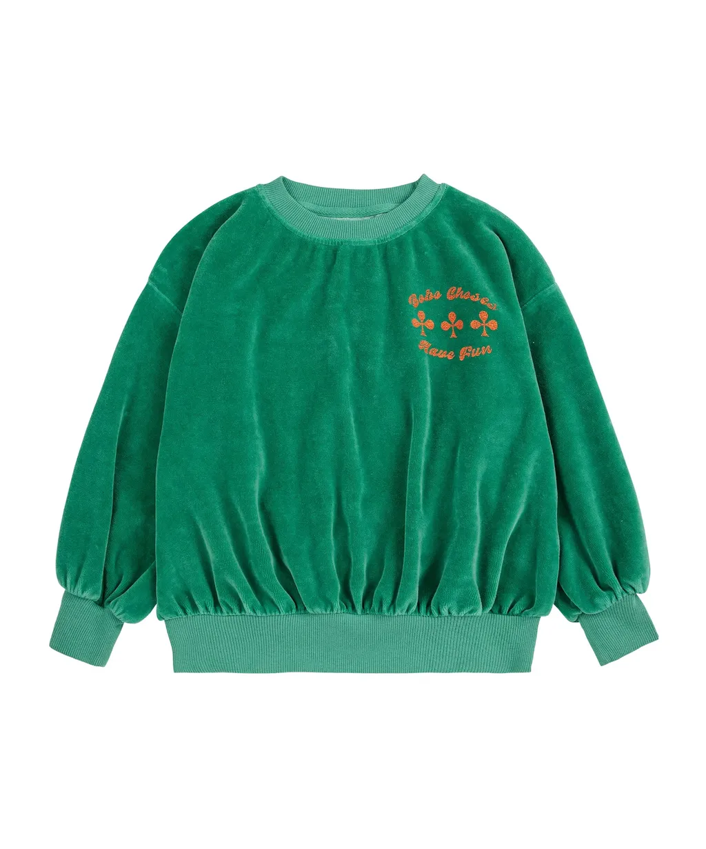 Have Fun Velvet Sweatshirt