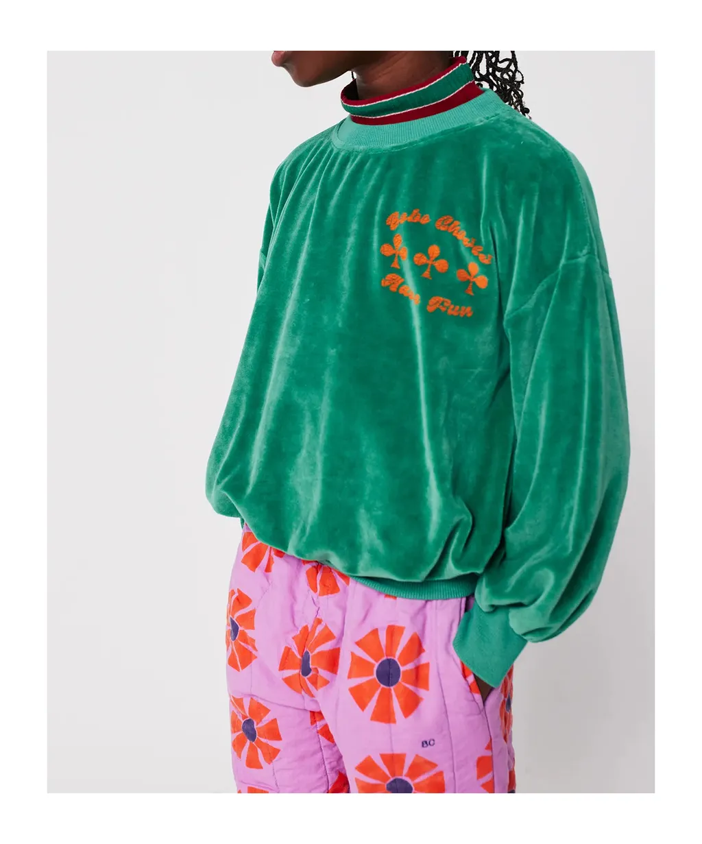 Have Fun Velvet Sweatshirt