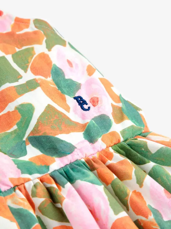 Flower Suspender Dress