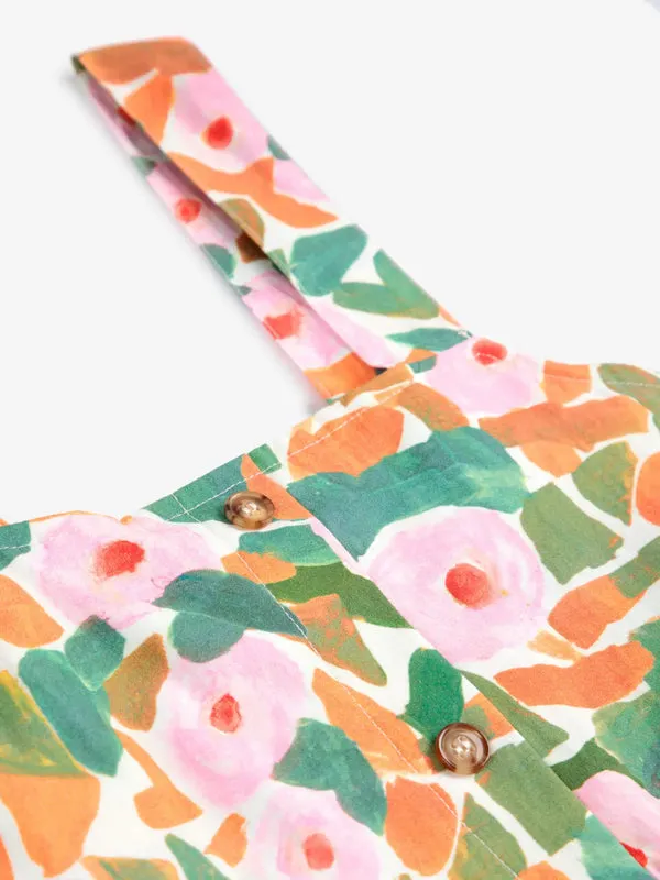 Flower Suspender Dress