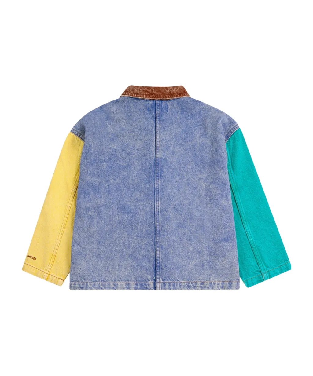 Long-Sleeved Denim Shirt