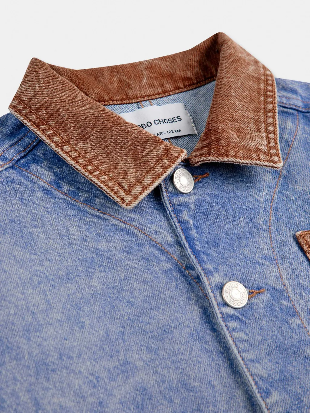 Long-Sleeved Denim Shirt