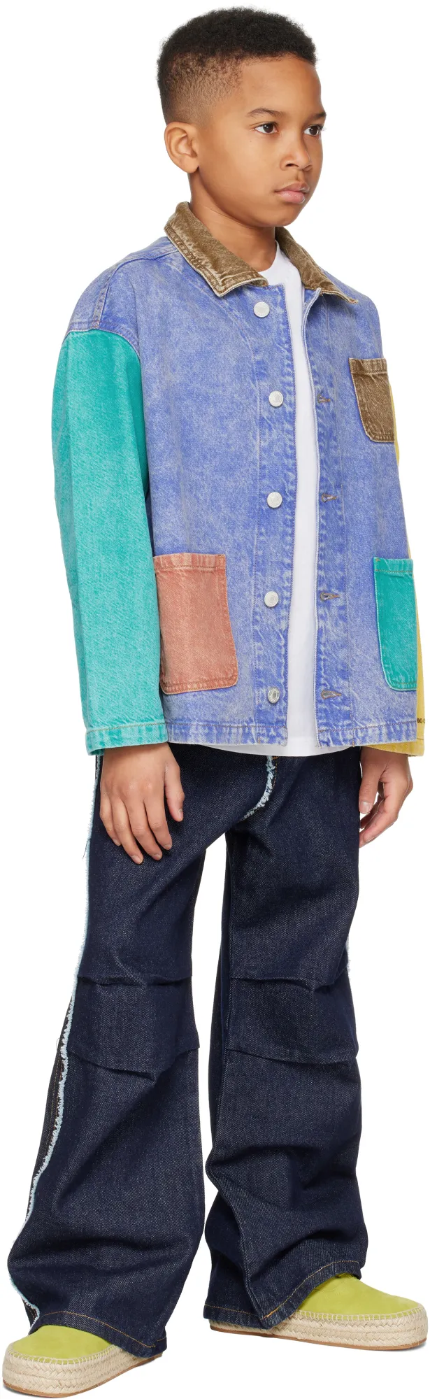 Long-Sleeved Denim Shirt
