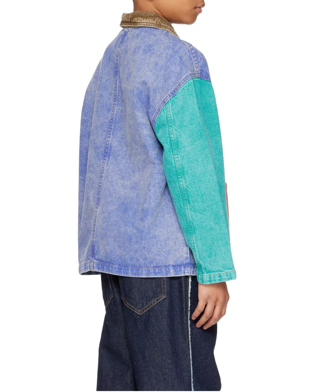 Long-Sleeved Denim Shirt