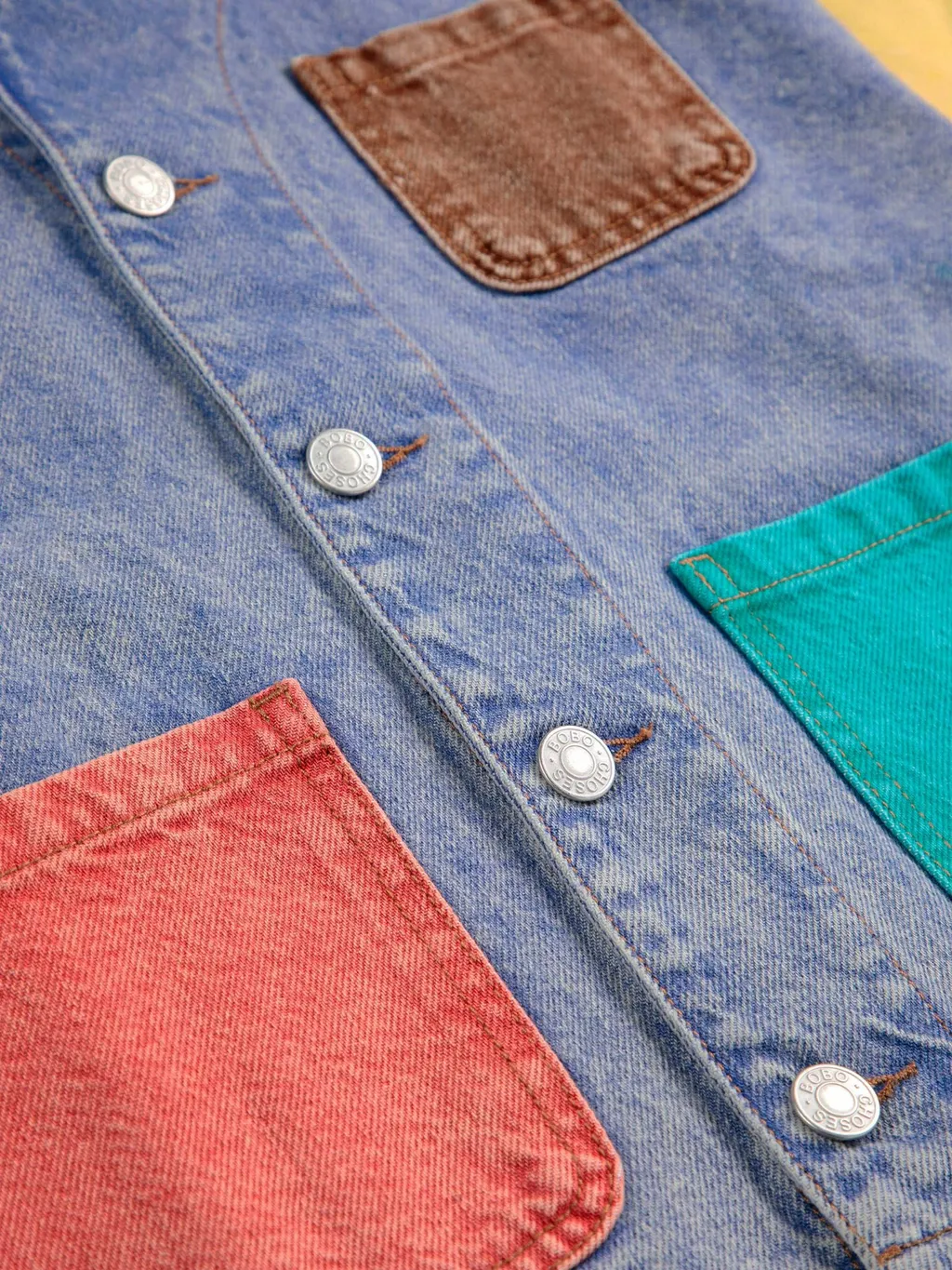 Long-Sleeved Denim Shirt