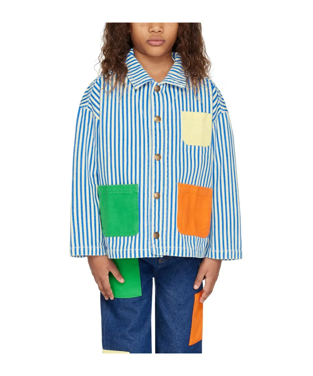 Striped Denim Jacket