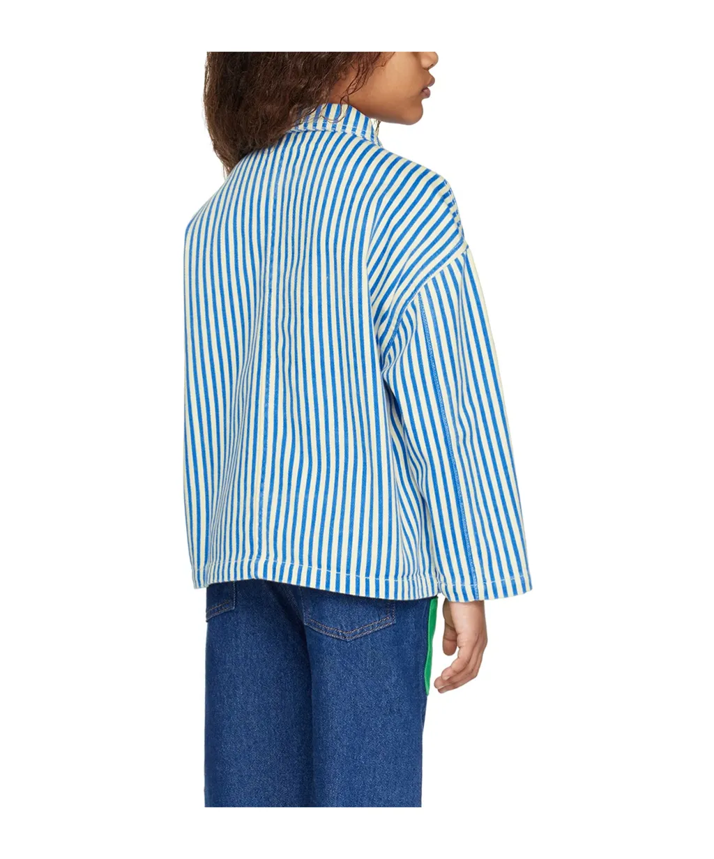 Striped Denim Jacket