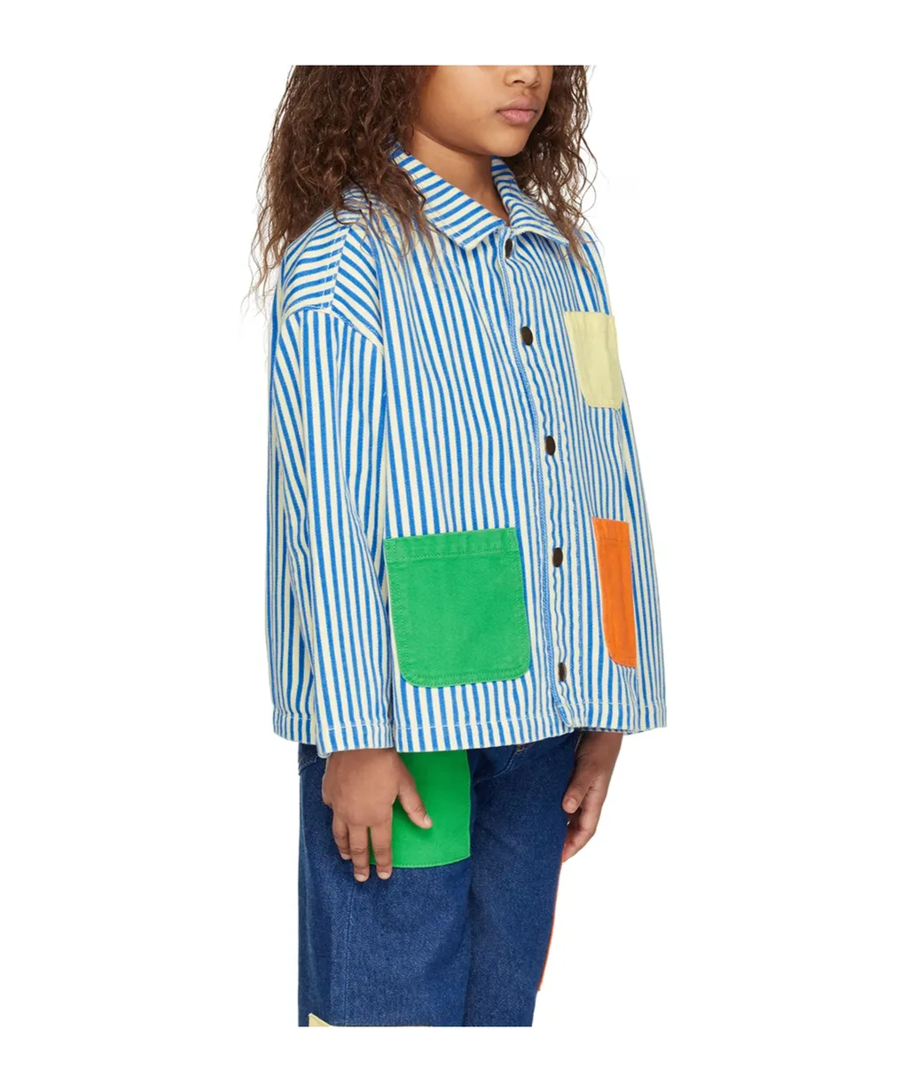Striped Denim Jacket