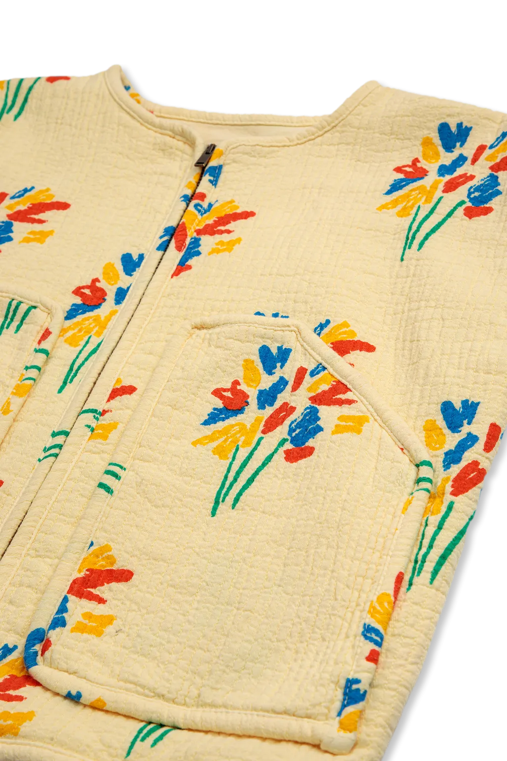 Floral-Print Cotton Jacket