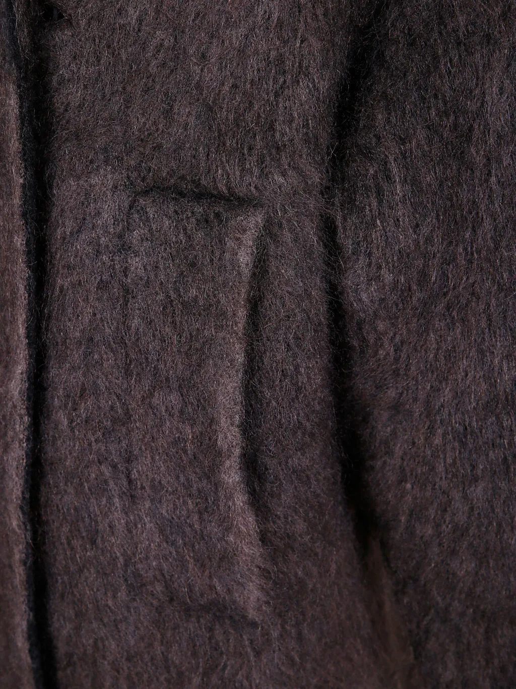 Double-Breasted Fur Coat
