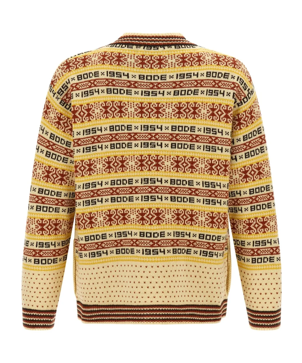 Marzipan Jacquard Cardigan